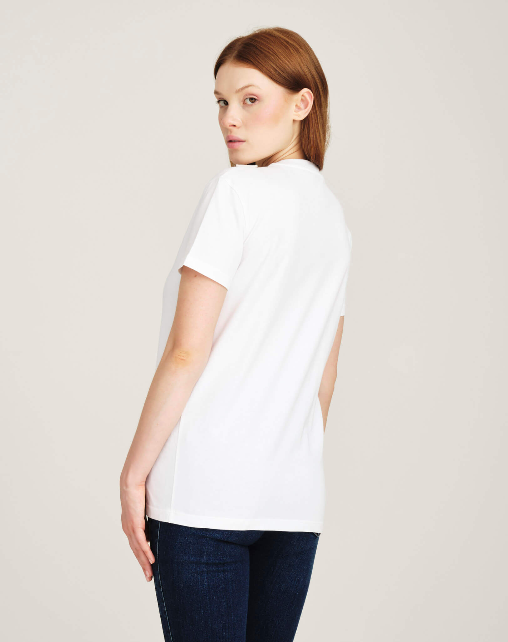 Miu Miu - Embellished Cotton Logo Front Tshirt M